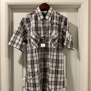 Jack Daniel’s Short Sleeve Flannel.